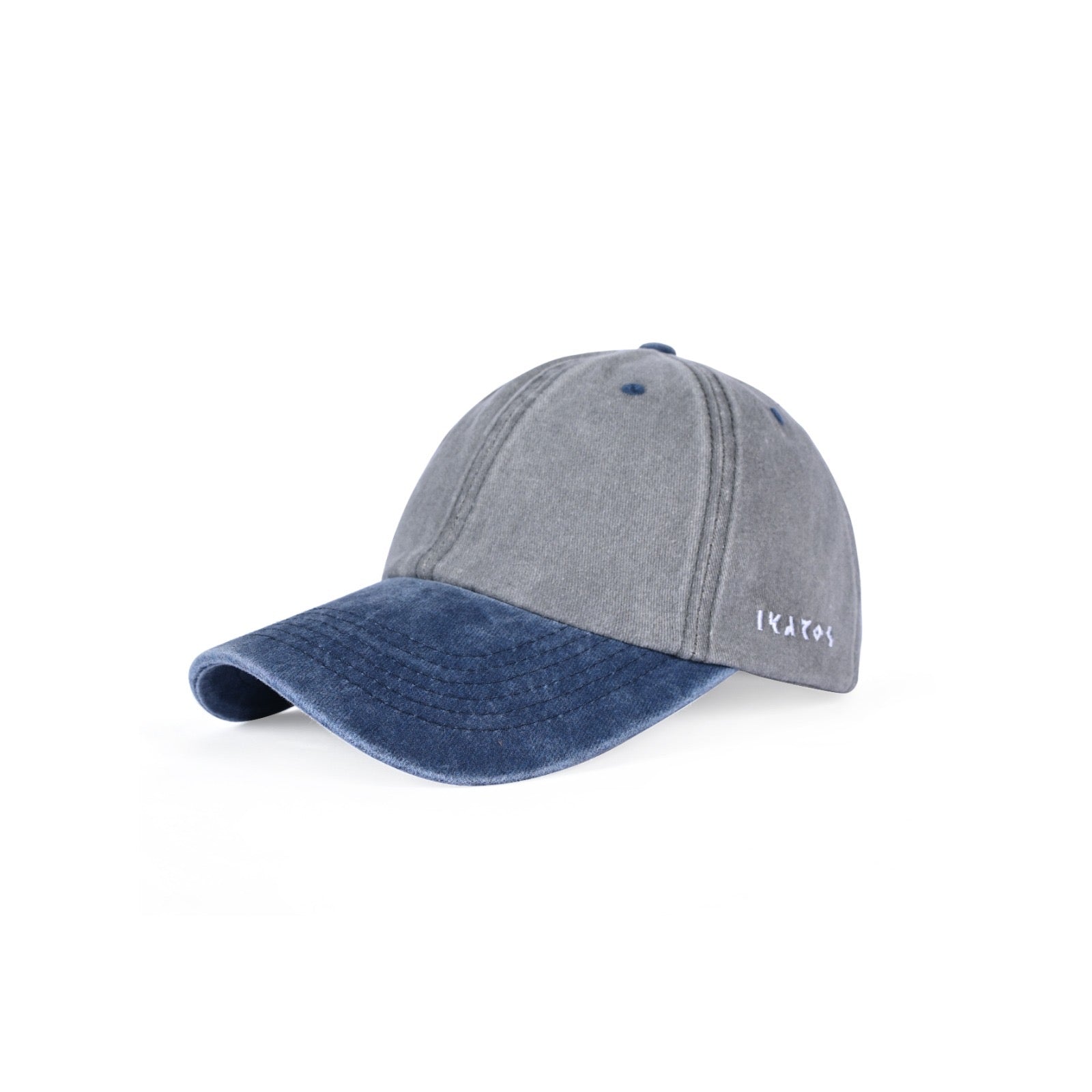 Washed Cap | Grey Navy