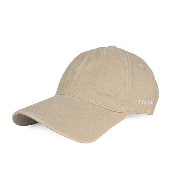 Beige Classic Washed Cap